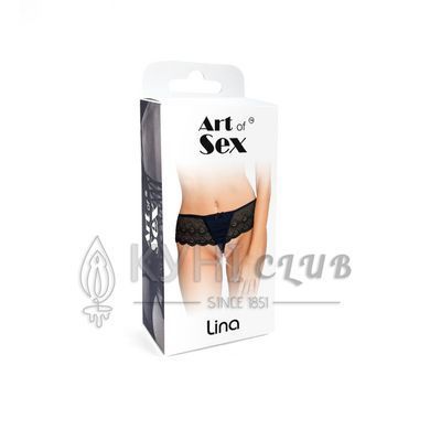 Сексуальні трусики Art of Sex - Lina з перлинами, розмір XS-M 104756 фото