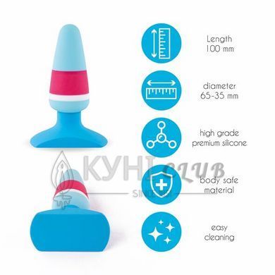 Анальная пробка FeelzToys - Plugz Butt Plug Colors Nr. 1 102455 фото