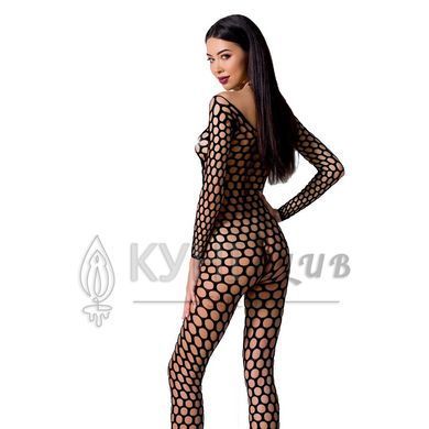 Бодістокінг з крупною сіткою Passion BS077 black 102148 фото