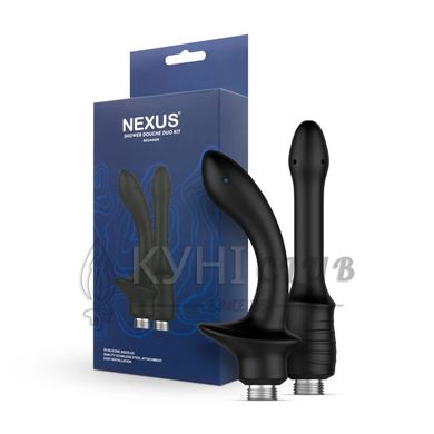 Набір насадок для анального душу Nexus BEGINNER Shower Douche Duo Kit - Black 107884 фото