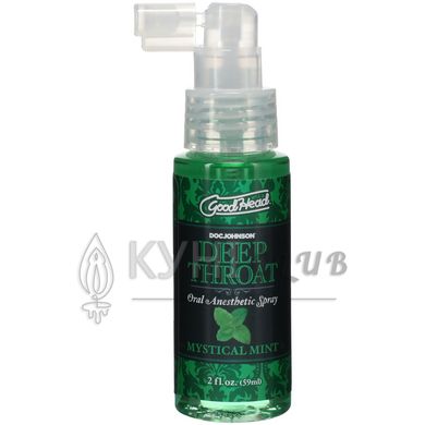 Спрей для минета Doc Johnson GoodHead DeepThroat Spray – Mystical Mint 59 мл для глубокого минета 100642 фото