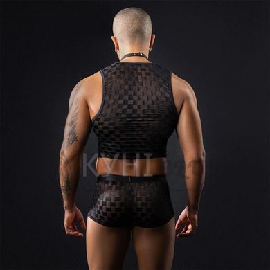 Чоловічий еротичний костюм офіціанта JSY &laquo;Привабливий Михаель&raquo; One Size, топ, труси, метелик 108432 фото