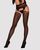 Сітчасті панчохи-стокінги під леопард Obsessive Garter stockings S817 S/M/L, імітація гартерів, з до 105259 фото