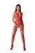 Бодистокинг с множеством бретелей Passion BS095 One Size, red, имитация пояса и чулок, с доступом 106944 фото 1