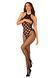 Сітчастий бодістокінг з імітацією боді Obsessive Bodystocking G332 S/M/L, black, з доступом 105675 фото 5