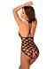 Сітчастий бодістокінг з імітацією боді Obsessive Bodystocking G332 S/M/L, black, з доступом 105675 фото 2