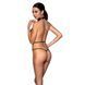 Боді-халтер з екошкіри Passion JANNIES BODY L/XL black 106312 фото 2