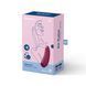 Вакуумный клиторальный стимулятор Satisfyer Curvy 1+ Rose Red с управлением через интернет 108730 фото 7