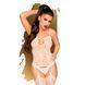 Бодістокінг з імітацією панчох на підв'язках Penthouse - Eye of The Storm White S/L 103180 фото 1