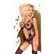 Бодистокинг с сюрреалистичным дизайном Penthouse - Wild virus black S/L 103280 фото 1