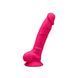 Фалоімітатор SilexD Johnny Pink (MODEL 1 size 7in), двошаровий, силікон+Silexpan, діаметр 3,8см 101675 фото 1
