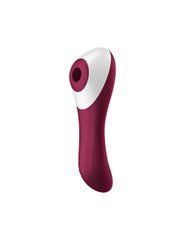 Вакуумний стимулятор із вібрацією Satisfyer Dual Crush Wine Red 104051 фото