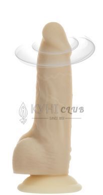 Фаллоимитатор с вибрацией и ротацией Naked ADDICTION Chris 7&Prime; Rotating & Vibrating Dong, пульт ДУ, д 103482 фото