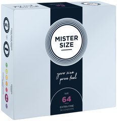 Презервативы Mister Size - pure feel - 64 (36 condoms), толщина 0,05 мм 105968 фото