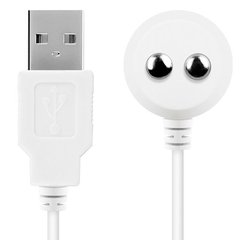 Зарядка (запасний кабель) для іграшок Satisfyer USB charging cable White 101279 фото