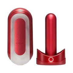 Набір мастурбатора із нагрівачем Tenga Flip Zero Red + Flip Warmer 102750 фото