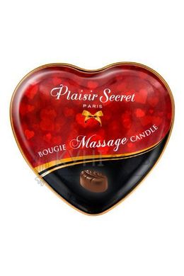 Масажна свічка-серце Plaisirs Secrets Chocolate (35 мл) 100895 фото