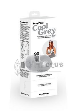 Мастурбатор пігулка Love To Love SEXY PILLS COOL GREY 109462 фото