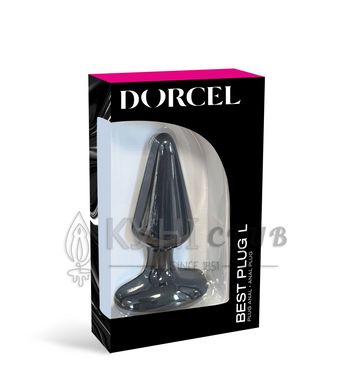 Анальна пробка Dorcel Best Plug L м'який soft-touch силікон, макс. діаметр 5,1 см 104075 фото