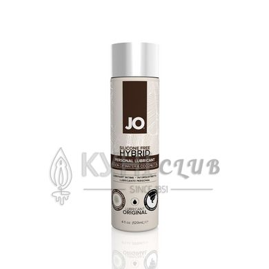 Лубрикант з кокосовою олією JO Coconut Hybrid ORIGINAL (120 мл) білий 101023 фото