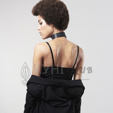 Чокер Bijoux Indiscrets MAZE &ndash; Wide Chocker Black 101581 фото