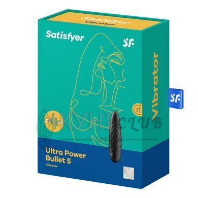 Мінівібратор Satisfyer Ultra Power Bullet 5 Black 103337 фото