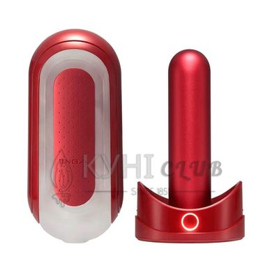 Набір мастурбатора із нагрівачем Tenga Flip Zero Red + Flip Warmer 102750 фото