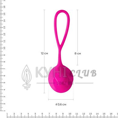 Вагінальні кульки Adrien Lastic Geisha Lastic Balls Mía Magenta (L), діаметр 4 см, маса 42 г 101380 фото