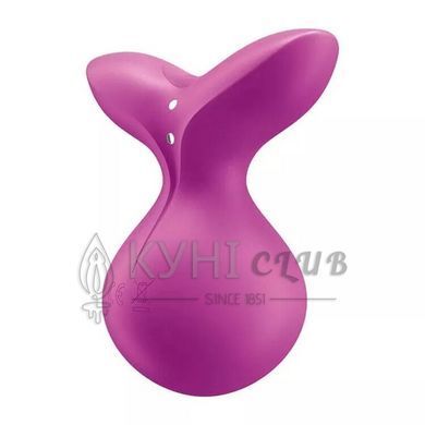Мини-вибромассажер Satisfyer Viva la Vulva 3 Violet 105763 фото