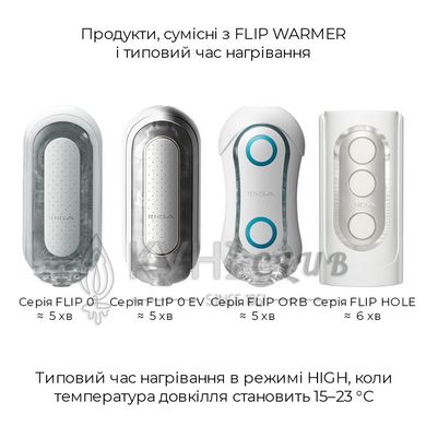 Набір мастурбатора із нагрівачем Tenga Flip Zero Red + Flip Warmer 102750 фото