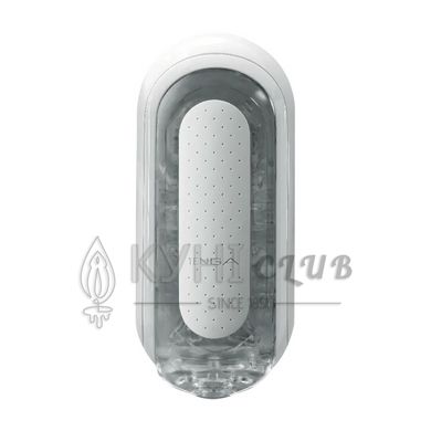 Мастурбатор Tenga Flip Zero White, изменяемая интенсивность стимуляции, раскладной 101323 фото