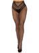 Стрип-колготки Leg Avenue Crotchless Net Tights with Heart Backseam, One Size, чорні, з доступом 110083 фото 5