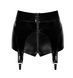 Шортики Noir Handmade F325 Glam, XL, black, вініл, висока талія, кріплення для панчіх, з доступом 108382 фото 6