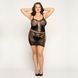 Сукня-сітка з метеликами Size Plus Black 102829 фото 1
