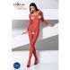 Бодістокінг з крупною сіткою Passion BS077 red 102149 фото 2