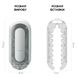 Мастурбатор Tenga Flip Zero White, изменяемая интенсивность стимуляции, раскладной 101323 фото 2