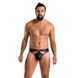 Мужские стринги Passion 033 THONG PAUL S/M Black, под латекс 105548 фото 3