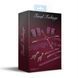 Набір Feral Feelings BDSM Kit 7 Burgundy, наручники, поножі, конектор, маска, падл, кляп, затискачі 106254 фото 2