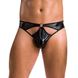 Мужские стринги Passion 033 THONG PAUL S/M Black, под латекс 105548 фото 1