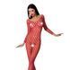 Бодістокінг з крупною сіткою Passion BS077 red 102149 фото 1