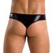 Мужские стринги Passion 033 THONG PAUL S/M Black, под латекс 105548 фото 2