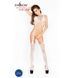 Бодистокинг Passion BS016 white, комбинезон, имитация топа и чулок 101470 фото 1