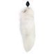 Силиконовая анальная пробка с хвостом из натурального меха Art of Sex size M White fox 104167 фото 2