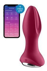 Анальна смарт-вібропробка із перлинним масажем Satisfyer Rotator Plug 2+ Violet 104262 фото
