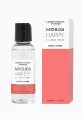 Лубрикант на силіконовій основі MixGliss HAPPY - LITCHI (50 мл) з ароматом китайського лічі 100417 фото