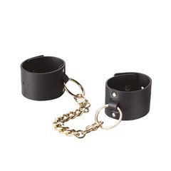 Наручники Bijoux Indiscrets MAZE - Wide Cuffs Black 101582 фото