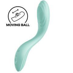 Вібратор із перлинною стимуляцією точки G Satisfyer Rrrolling Pleasure Mint (м'ята упаковка!!!) SO6075-R фото