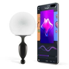 Анальна смарт-пробка Magic Motion Bunny зі знімним пухнастим хвостиком, керування зі смартфона 103638 фото