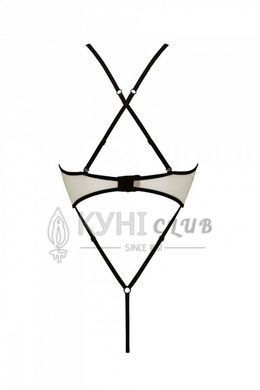 Боді з доступом Passion CHIKA BODY L/XL, cream 107702 фото