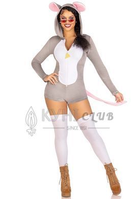 Комбінезон-костюм миші Leg Avenue Comfy Mouse XS, з капюшоном 107237 фото